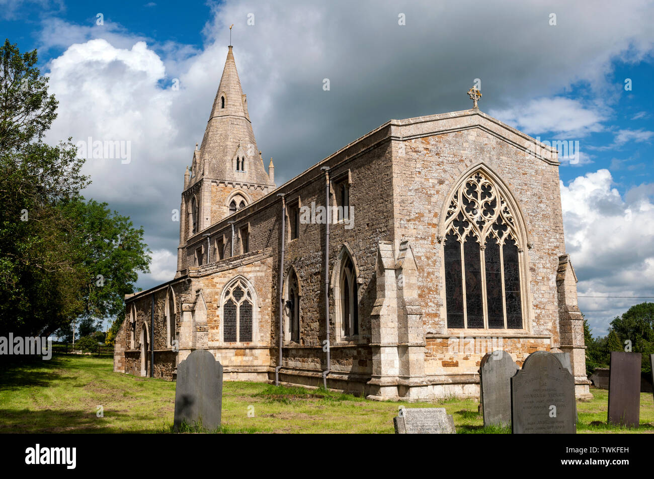 St. Leonard`s Church, Thorpe Langton, Leicestershire, England, UK Stock